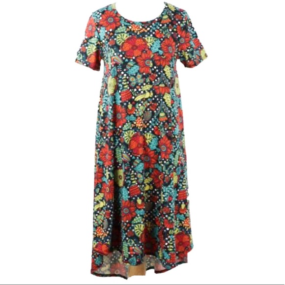 LuLaRoe Dresses & Skirts - 🔴LAST CALL🔴 LuLaRoe Dot Floral Print Carly Dress LuLaRoe Dresses & Skirts - 🔴LAST CALL🔴 LuLaRoe Dot Floral Print Carly Dress